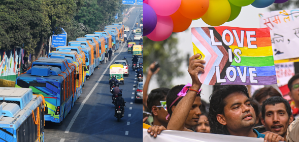 The government made the announcement as part of its free bus service. (Getty)