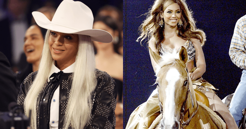 The singer launched herself into her country era with the announcement. (Getty)