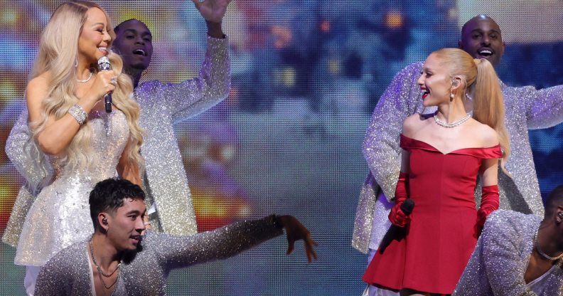 The pair have collaborated on the single. (Getty)