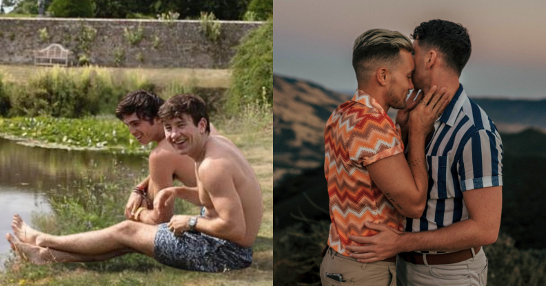 People are getting down and dirty (quite literally) in the countryside. (@saltburnfilm/Instagram/Getty)