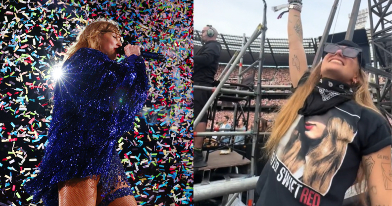 G Flip headed to The Eras Tour in Melbourne. (Getty/@gflipmusic/TikTok)