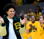 Griner was honoured by Baylor University, Texas. (Getty)