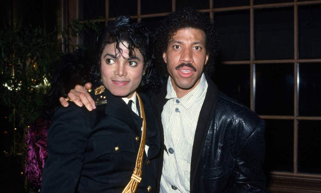 Michael Jackson and Lionel Richie in 1985