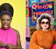 Drag Race stars Bob the Drag Queen (left) and Maddy Morphosis (right)