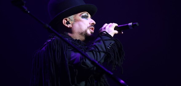 Boy George performing