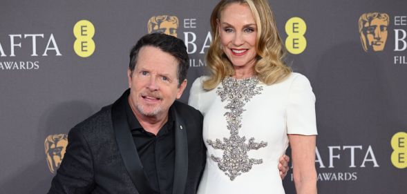 Michael J Fox and his wife Tracey Pollan at the BAFTAS