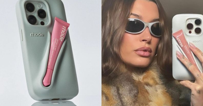 Hailey Bieber has confirmed the release date for the Rhode lip phone case. (rhodeskin.com)