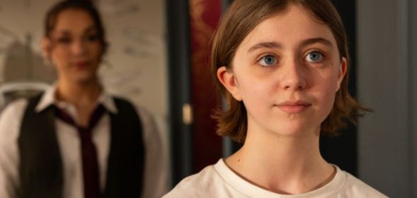 Ava Webster as Rose Lomax in upcoming Hollyoaks scenes.