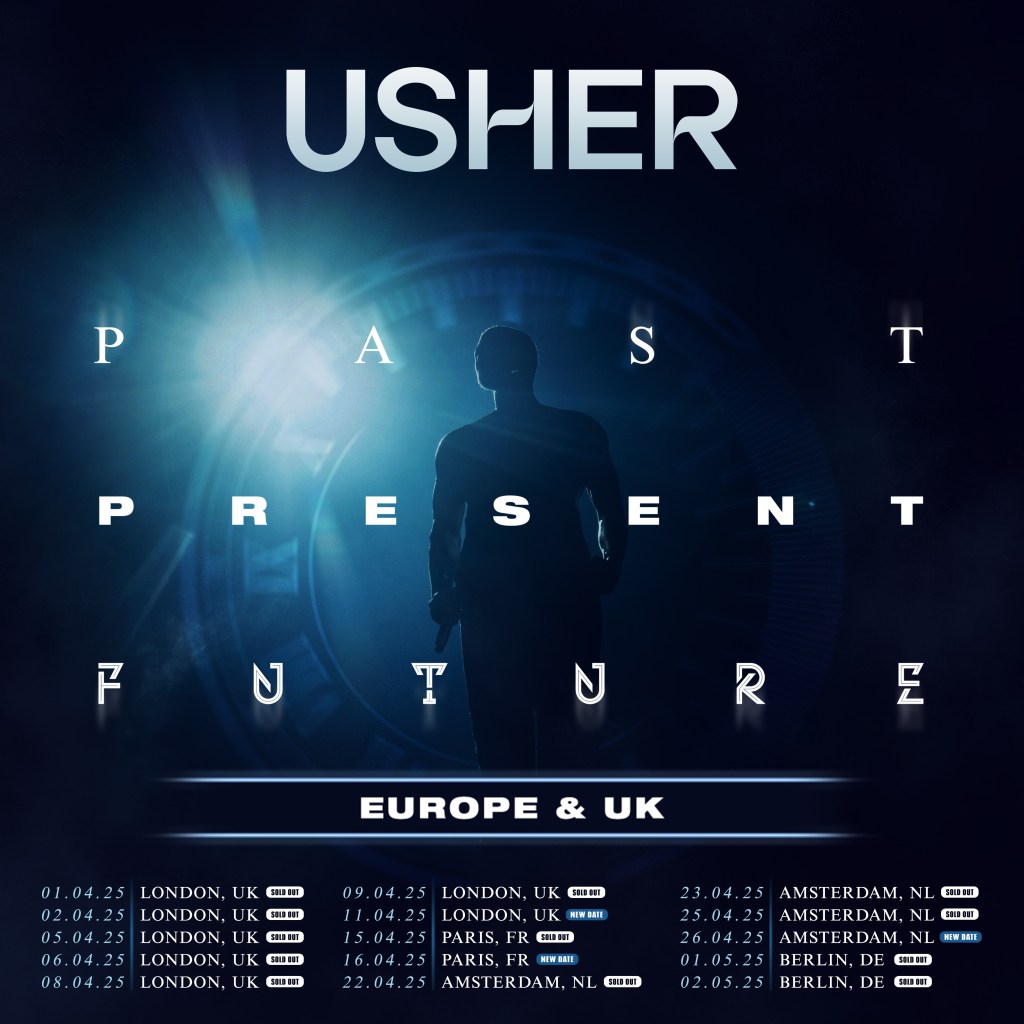 Usher UK and European tour dates