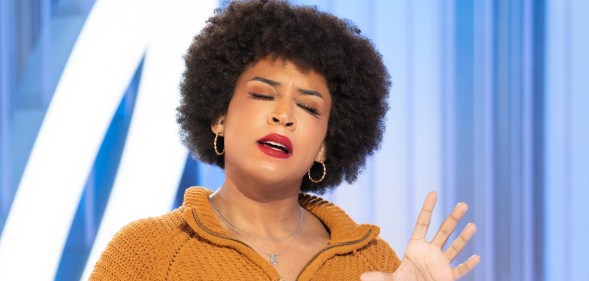 American Idol contestant Arami singing