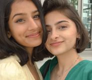 Lesbian influencer couple Anjali Chakra (left) and Sufi Malik (right) have announced their split