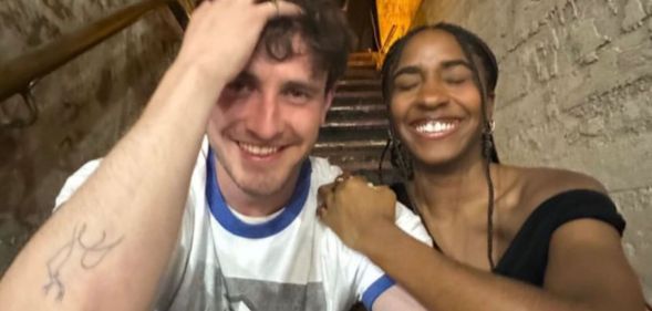 Paul Mescal and Ayo Edebiri in St Patrick's Day photo.