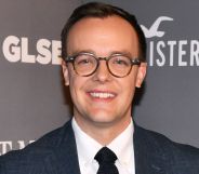 Chasten Buttigieg pictured at a red carpet event.