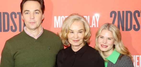 Jim Parsons, Jessica Lange, and Celia Keenan-Bolger at the premiere of Mother Play