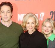 Jim Parsons, Jessica Lange, and Celia Keenan-Bolger at the premiere of Mother Play