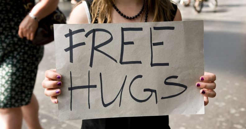 Free Mom Hugs volunteer called a ‘groomer’ online shares heartbreaking reason for her hugs