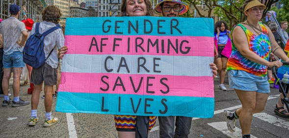 The ruling could be a barrier for trans and non-binary people to access healthcare. (Getty)