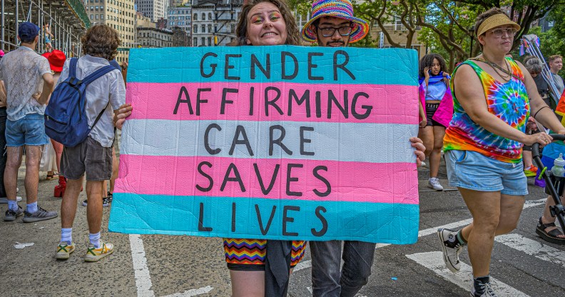 The ruling could be a barrier for trans and non-binary people to access healthcare. (Getty)