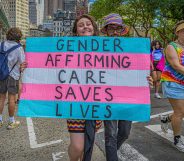 Participants at New York City pride