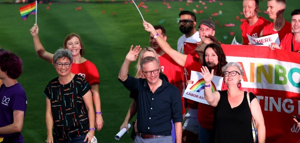 The Prime Minister has been accused of "failing" those in the LGBTQ+ community. (Getty)