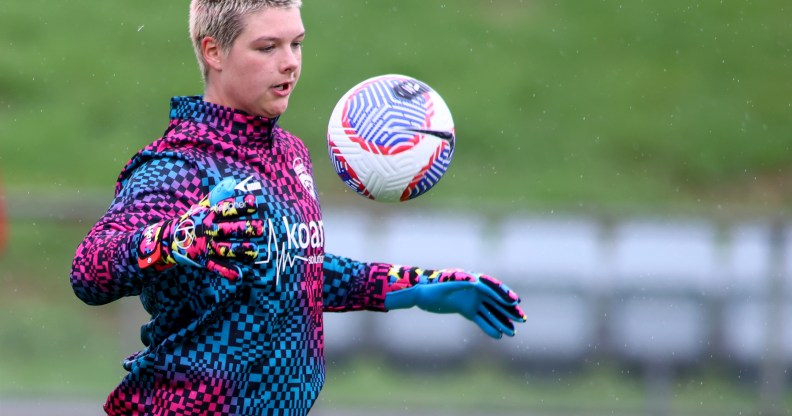 The Aussie football star has come out as non-binary. (Getty)