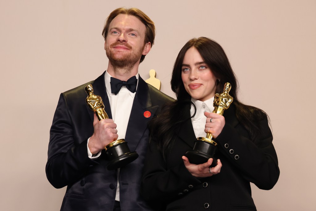 Billie Eilish has made history at the Oscars. (Getty)