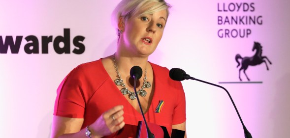 Hannah Bardell attends the Pink News Awards 2017 held at One Great George Street on October 18, 2017 in London, England.