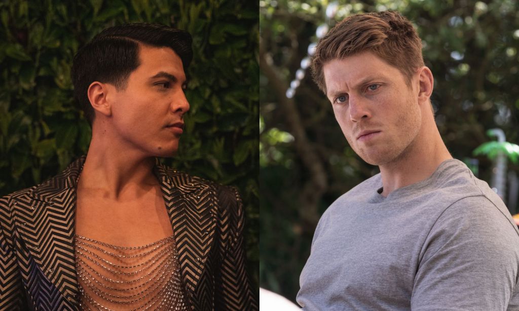 James Phoon as Hamish and Peter Claffey as Cormack in Wreck season 2.