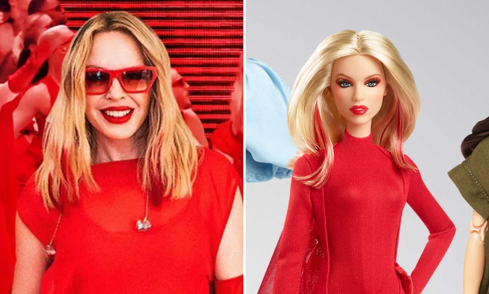 Kylie Minogue honoured with Padam Padam Barbie doll
