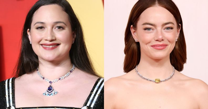 Killers of the Flower Moon star Lily Gladstone and Poor Things actress Emma Stone.
