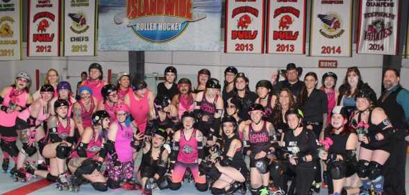 Long Island Roller Rebels group photo