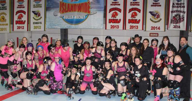 Long Island Roller Rebels group photo