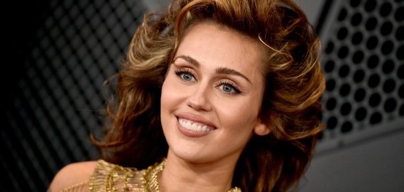 LOS ANGELES, CALIFORNIA - FEBRUARY 04: (FOR EDITORIAL USE ONLY) Miley Cyrus attends the 66th GRAMMY Awards at Crypto.com Arena on February 04, 2024 in Los Angeles, California. (Photo by Lionel Hahn/Getty Images)