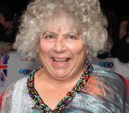 Miriam Margolyes at the Pride of Britain awards, smiling on a red carpet.