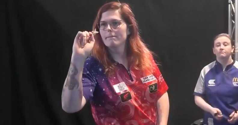 Trans darts player speaks out amid abuse over event win: ‘I am also a human being’