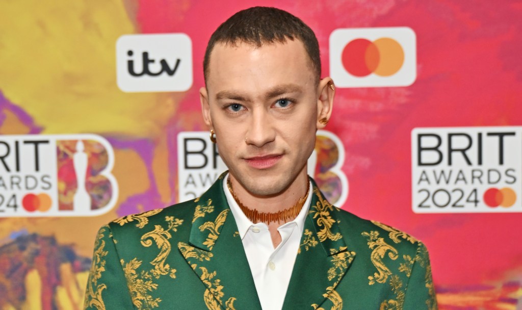 LONDON, ENGLAND - MARCH 02: (EDITORIAL USE ONLY. NO ANNOUNCEMENTS EXCLUSIVELY DEDICATED TO THE ARTIST) Olly Alexander attends the 2024 BRIT Awards at The O2 Arena on March 2, 2024 in London, England.  (Photo by Jed Cullen/Dave Bennett/Getty Images)
