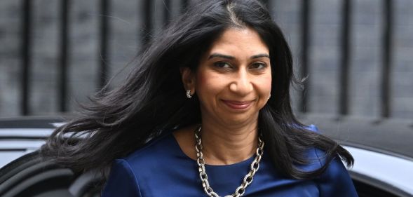 Image of Suella Braverman leaving Number 10 Downing Street
