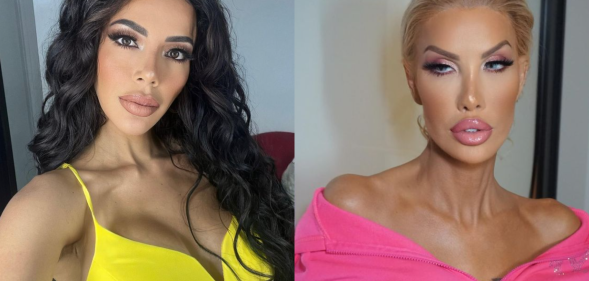 Jasmine Pineda (left) bravely stepped forward about her sexuality. (Instagram/@jasminepanama/@nikkiexotika)