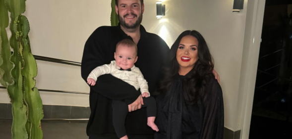 Their son is eight months old. (@scarlettmoffatt/Instagram)