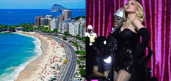 Madonna is set to perform on the iconic beach. (Getty)