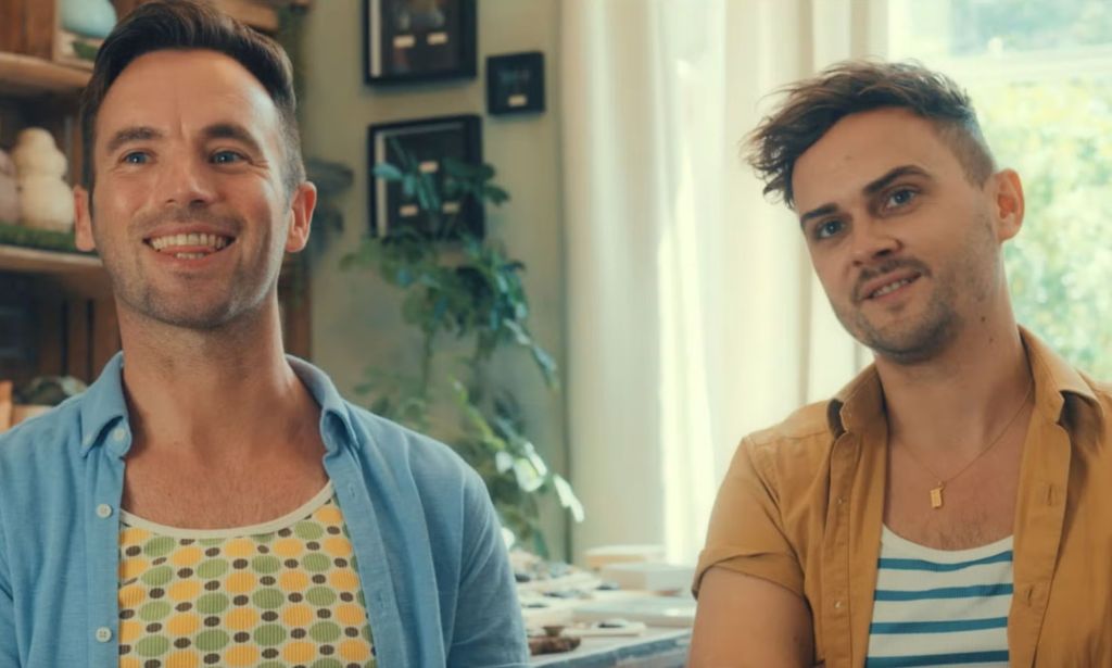 Dan and Adam are the gay couple featured in BBC film Big Gay Wedding with Tom Allen.