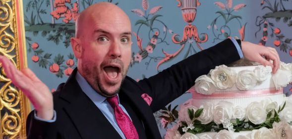 Tom Allen in a promo shot for Big Gay Wedding.