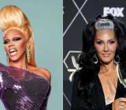 Drag Race Down Under host RuPaul (left) and Michelle Visage (right)