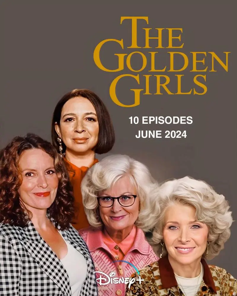 A poster apparently teasing a reboot of The Golden Girls