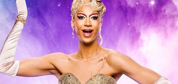 RuPaul's Drag Race UK vs the World season two contestant Tia Kofi in a BBC promo picture