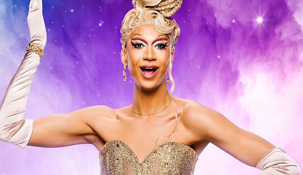 RuPaul's Drag Race UK vs the World season two contestant Tia Kofi in a BBC promo picture