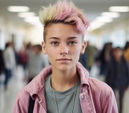 An AI-generated picture of a child published in the Cass report on trans youth healthcare