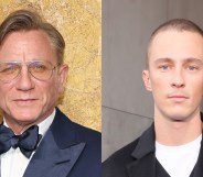 Daniel Craig and Drew Starkey