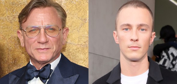 Daniel Craig and Drew Starkey
