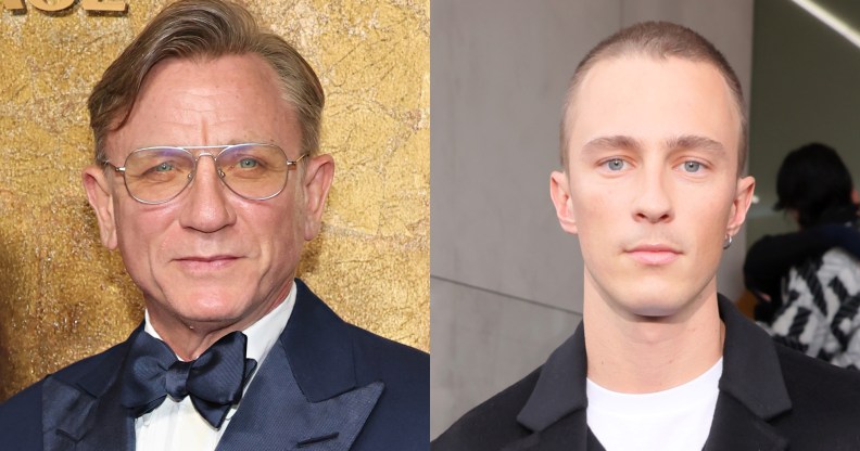 Daniel Craig and Drew Starkey